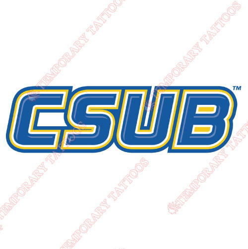 CSU Bakersfield Roadrunners Customize Temporary Tattoos Stickers N4061